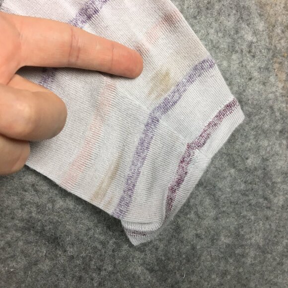 Torrid Top 2 2X Cowl Neck Slim Fit Semi Sheer Striped Beachy Hooded Long Sleeve - Picture 3 of 14